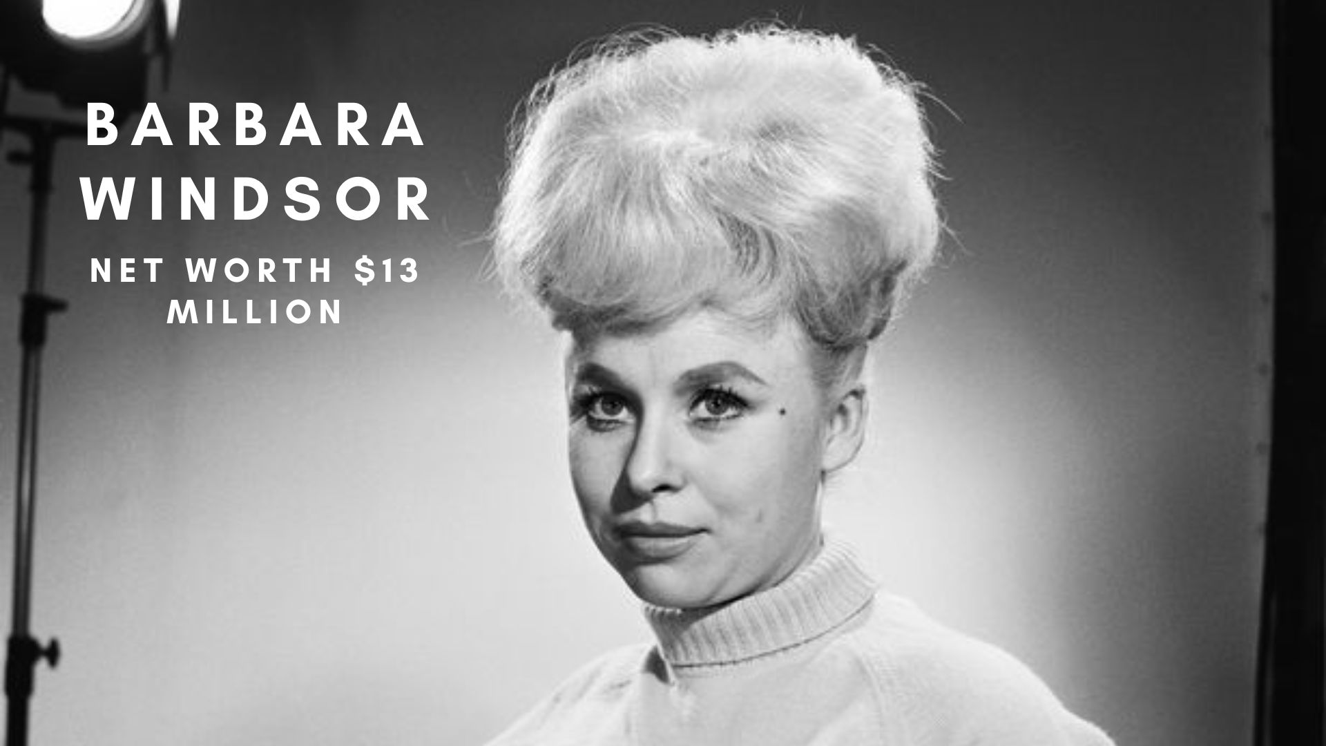 The net worth of Barbara Windsor is $13 million. (Credits: @CarryOnJohn Twitter)