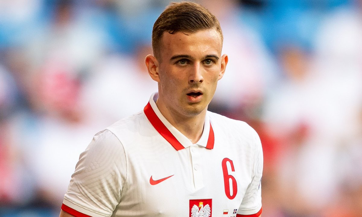 In June 2021, Kacper Kozlowski represented Poland in the UEFA Euro 2020 tournament. (Credits: @AnfieldEdition
 Twitter)
