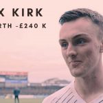 Alex Kirk plays as a centre back for Ayr United on loan from Arsenal. (Credits: @AyrUnitedFC Twitter)