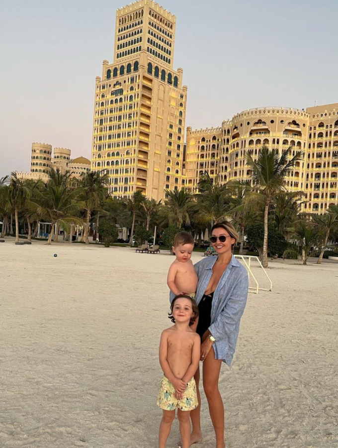 Adam Forshaw's wife Yasmin Forshaw with her kids spending vacation together. (Credits: @adam_forshaw4 Instagram)