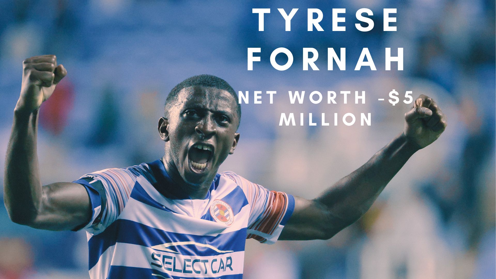 Tyrese Fornah of Reading FC celebrates. (Photo by Andrew Redington/Getty Images)
