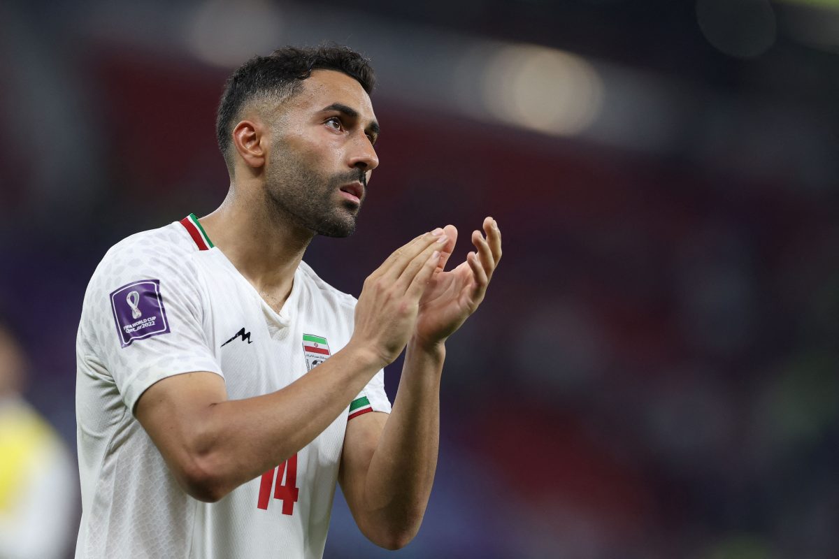 Saman Ghoddos is currently reported to be single. (Photo by FADEL SENNA/AFP via Getty Images)