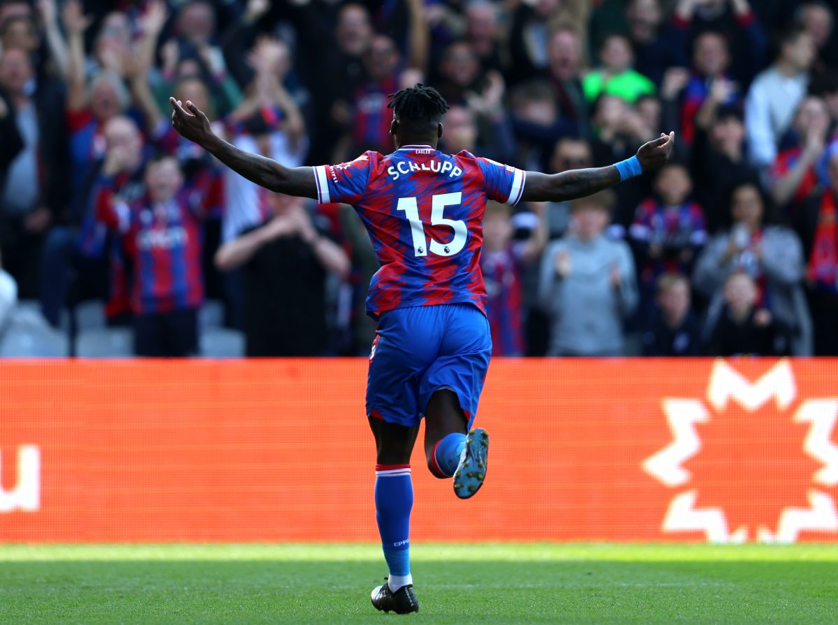 Jeffrey Schlupp of Crystal Palace is currently single and not dating anyone. (Photo by Tom Dulat/Getty Images)