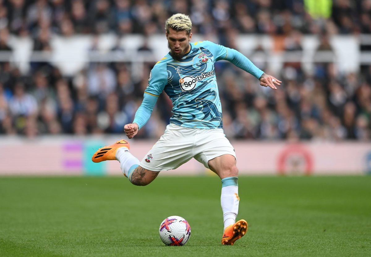 Southampton player Lyanco in action during the Premier League match between Newcastle United and Southampton FC. (Photo by Stu Forster/Getty Images)