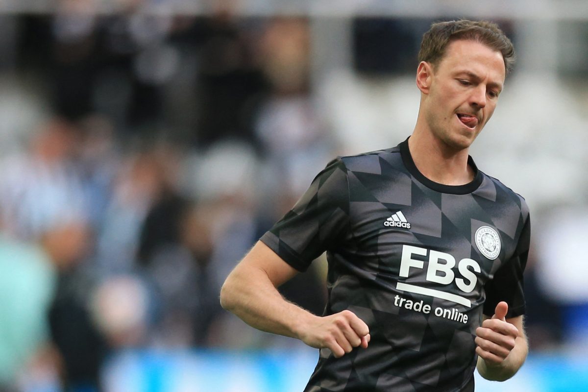 Jonny Evans has a net worth of £36.8 Million. (Photo by LINDSEY PARNABY/AFP via Getty Images)