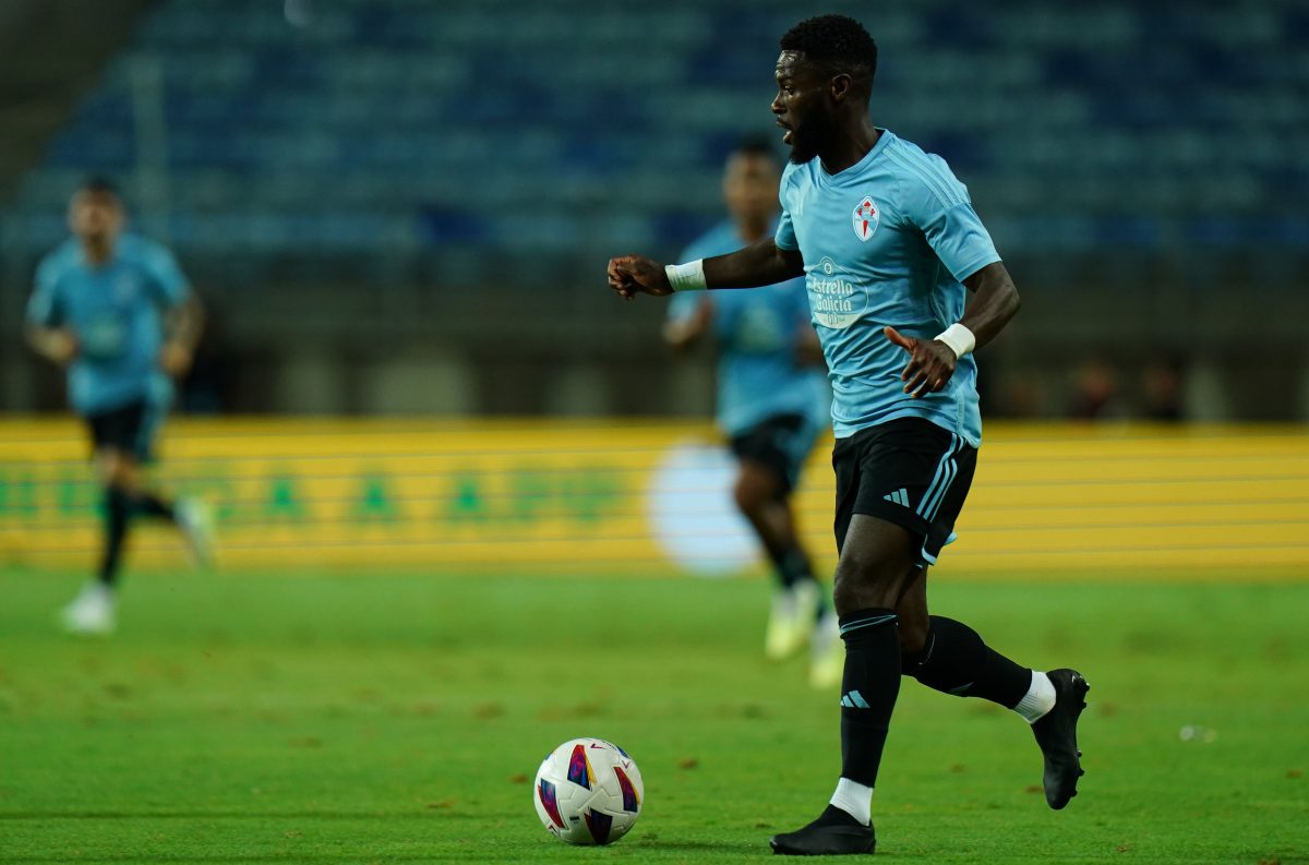 Jonathan Bamba in action during the Pre-Season Friendly match between SL Benfica and RC Celta de Vigo.  (Photo by Gualter Fatia/Getty Images)
