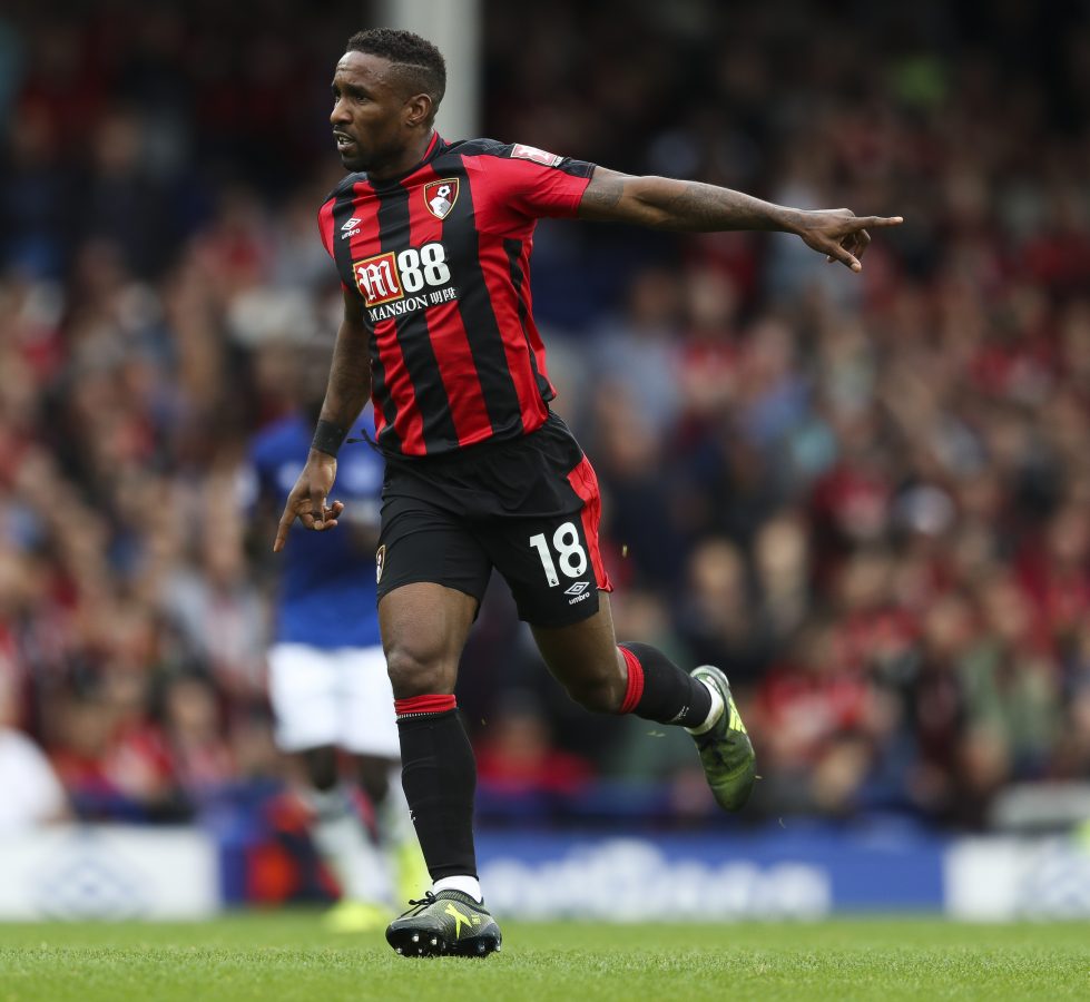Jermaine Defoe in action for AFC Bournemouth. (Photo by Mark Robinson/Getty Images)