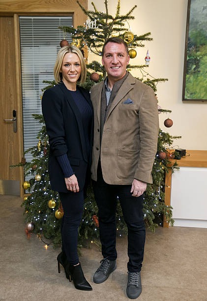 Celtic manager Brendan Rodgers and fiance Charlotte Searle. (Photo by Liam McBurney/PA Images via Getty Images)