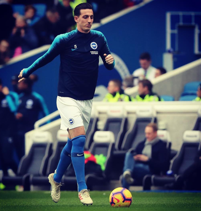 Lewis Dunk has a net worth of £19.5 Million. (Credits: Instagram)