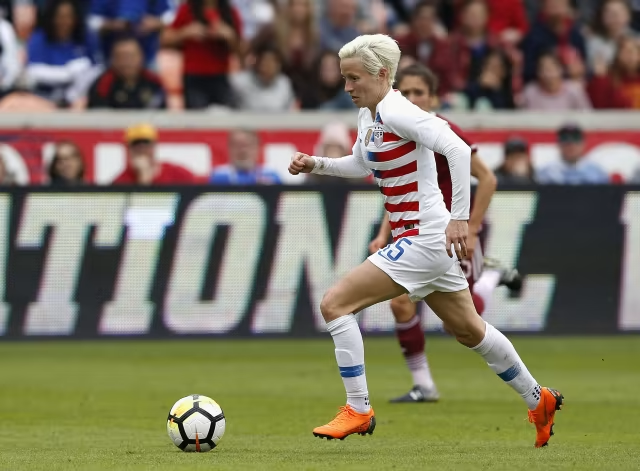 Megan Rapinoe has a net worth of $5 million. (Photo by Tim Warner/Getty Images)