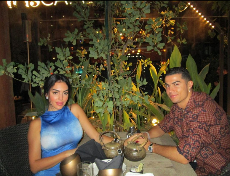Georgina Rodriguez with her boyfriend Cristiano Ronaldo. (Credits: Instagram)