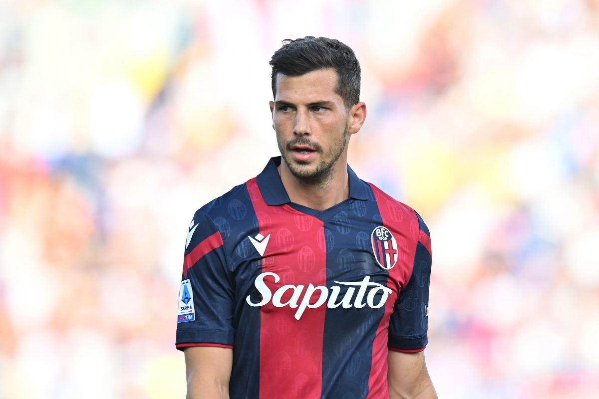 Remo Freuler joined Bologna on loan from Nottingham Forest. (Photo by Alessandro Sabattini/Getty Images)