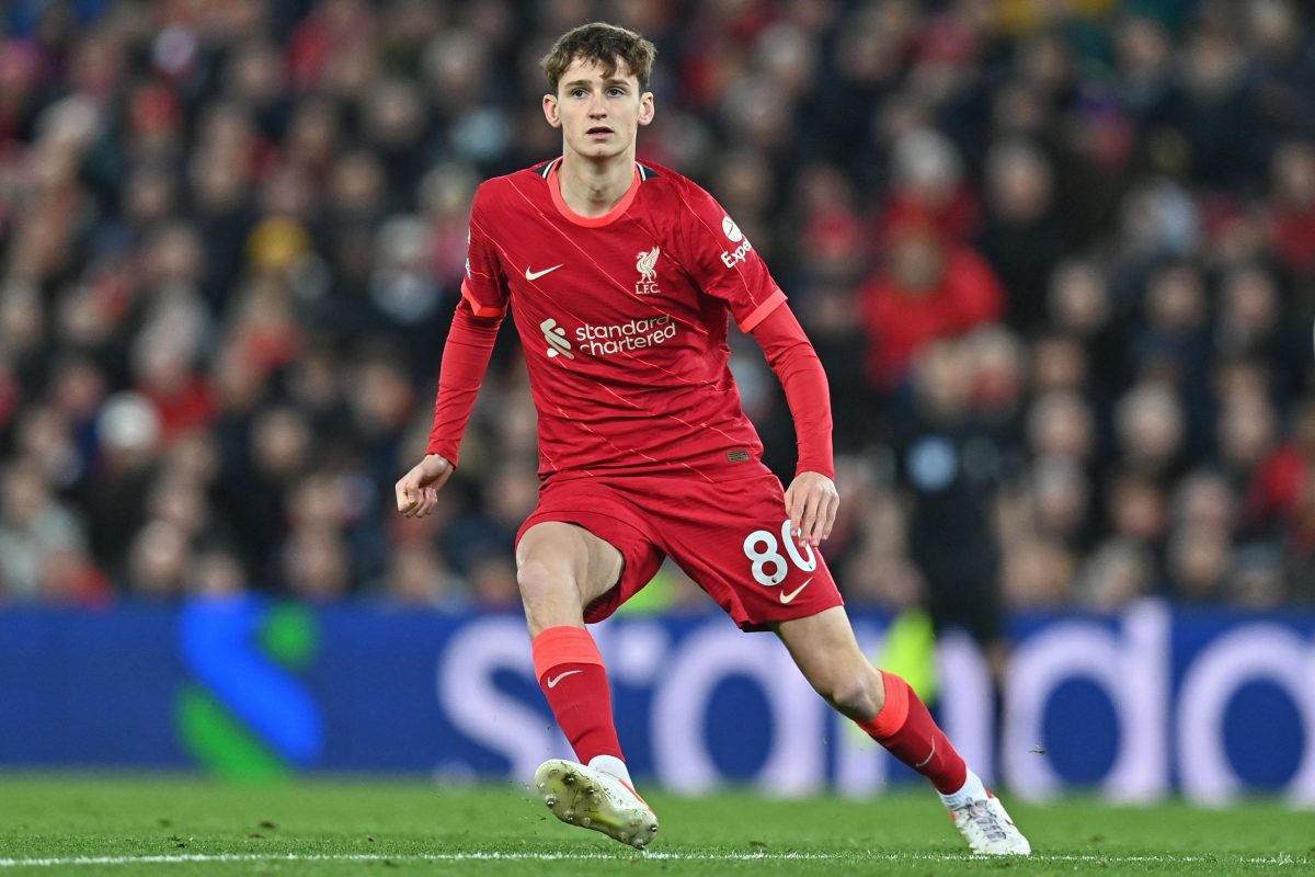 Tyler Morton was a product of Liverpool academy. (Photo by PAUL ELLIS/AFP via Getty Images)