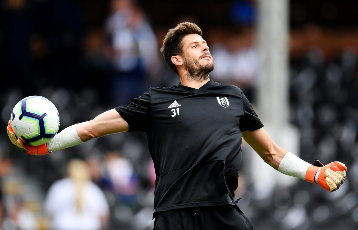 Fabricio Agosto Ramirez of Fulham during the Premier League match between Fulham FC and Crystal Palace. (Photo by Justin Setterfield/Getty Images)