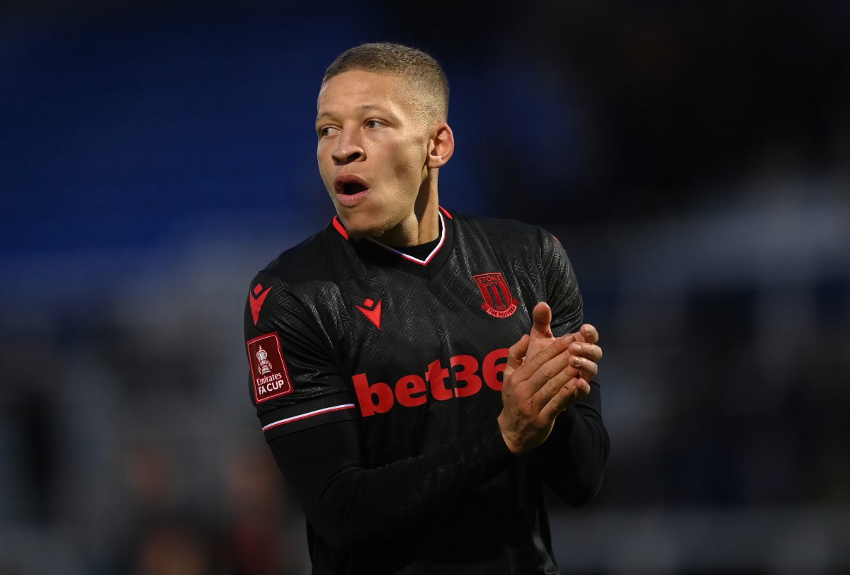 Dwight Gayle has a net worth of £14.2 Million. (Photo by Stu Forster/Getty Images)