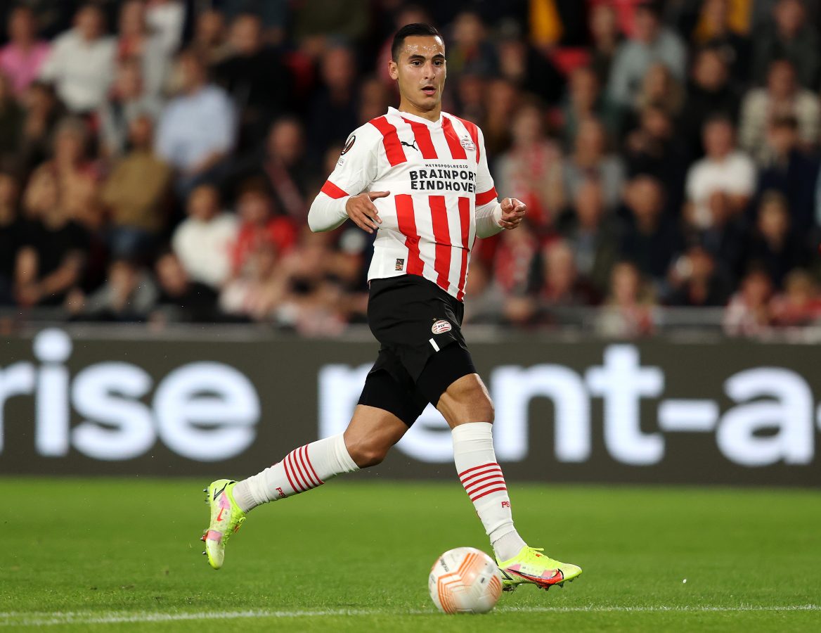 Anwar El Ghazi has a net worth of £13.8 Million. (Photo by Dean Mouhtaropoulos/Getty Images)