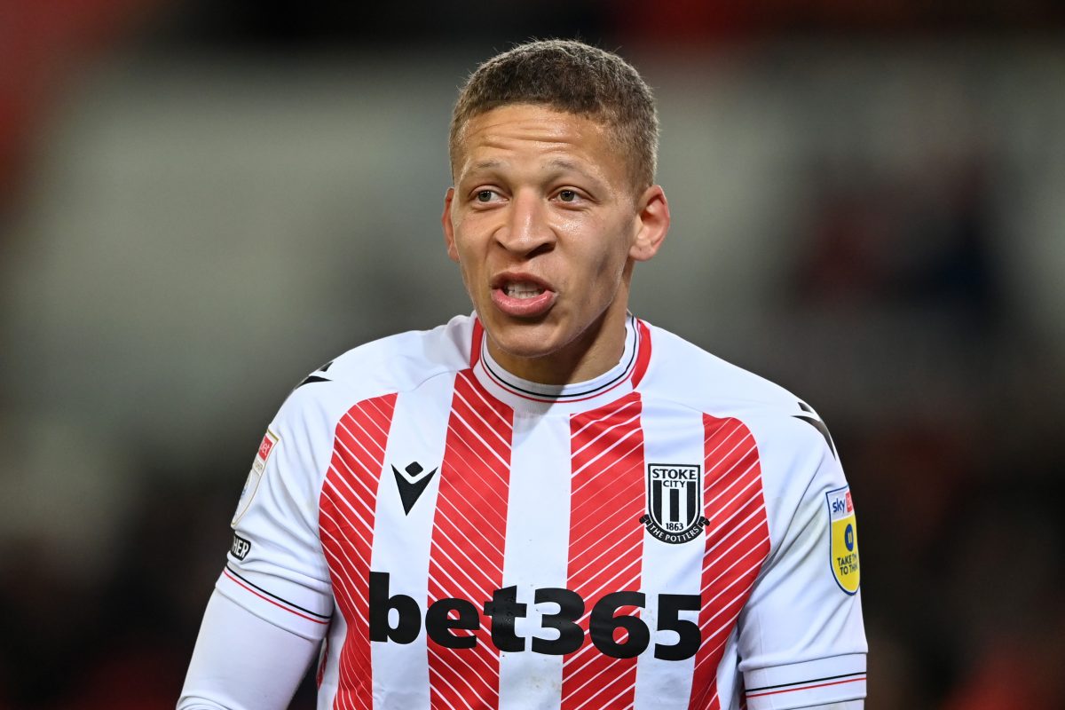 Dwight Gayle joined Stoke City in 2022. (Photo by Gareth Copley/Getty Images)