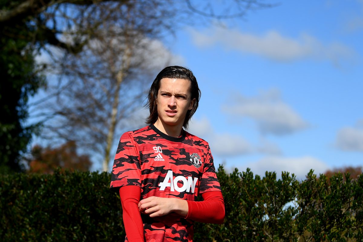 Alvaro Fernandez is a product of Manchester United academy. (Photo by Alex Davidson/Getty Images)